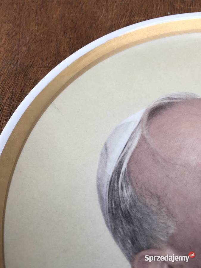 Jan Paweł II talerz łódzkie Łowicz