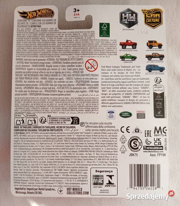 Hot Wheels Premium Chase 05 Toyota land Cruiser śląskie Jaworzno sprzedam