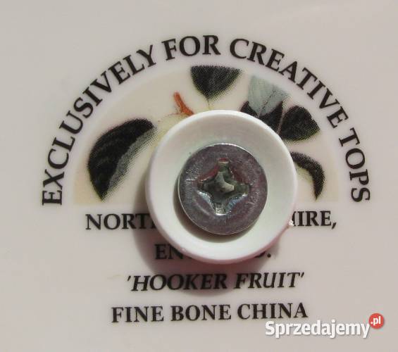 Etażerka na owoce ciasto HOOKER FRUIT England Porcelana i szkło Koszalin