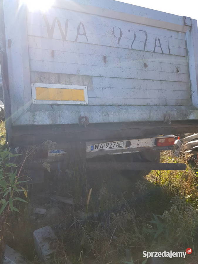 Syndyk sprzeda NACZEPA SAMOWYŁADOWCZA WIELTON Warszawa sprzedam