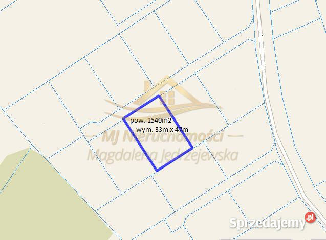 Działka Budy Michałowskie 1540 metrów sprzedam