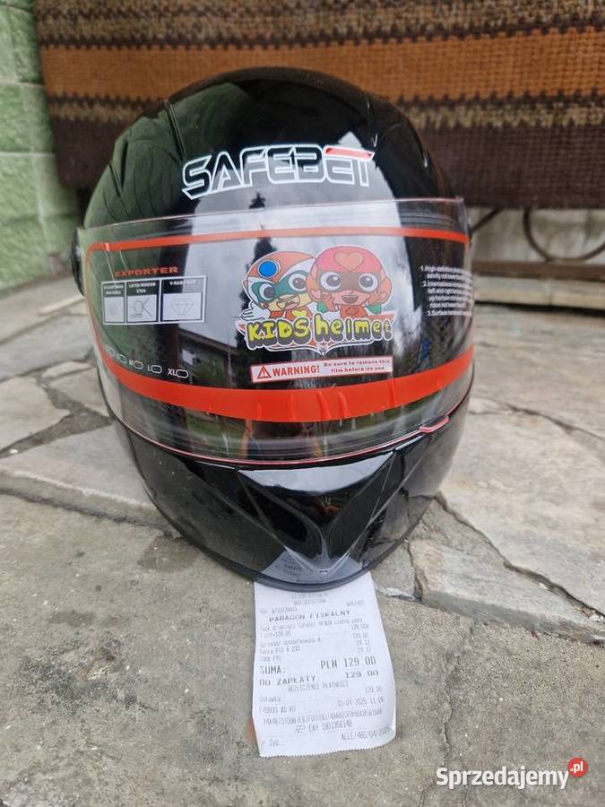 NOWY dziecięcy kask Safebet HF909 sprzedam