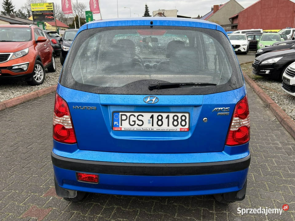 Hyundai Atos Hyundai Atos Zarejestrowany Benzyna Rok produkcji 2007 Gostyń