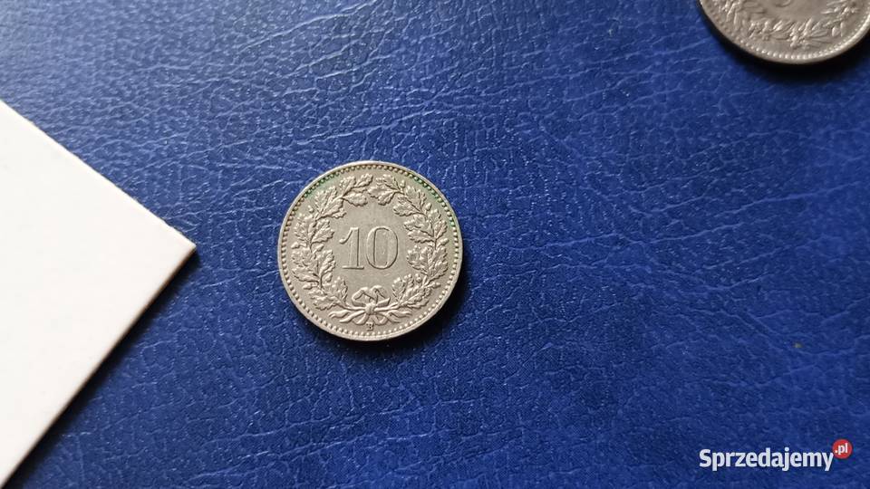 Stare monety 10 rappen 1955 Szwajcaria Lesko sprzedam