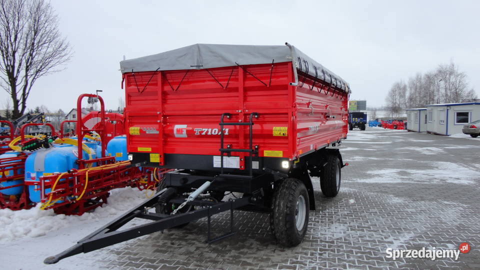 Przyczepa Metal Fach 6 ton T7101 ew 8 10 12 14t nieuszkodzony Jarocin