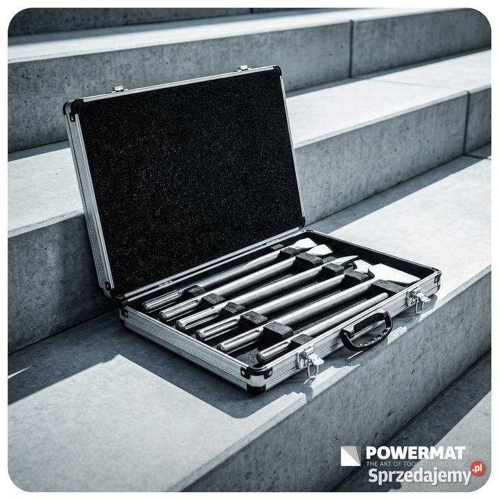 zestaw dłut sds 6 płaskie dłuto fo betonu PMZD6T śląskie Katowice sprzedam