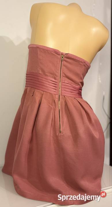 Elegancka sukienka bandeau Bik Bok czerwony