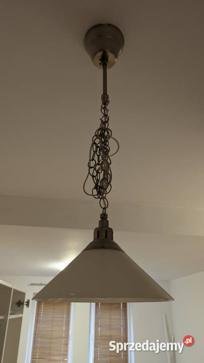 Lampa wisząca żyrandol biała IKEA Kalisz sprzedam