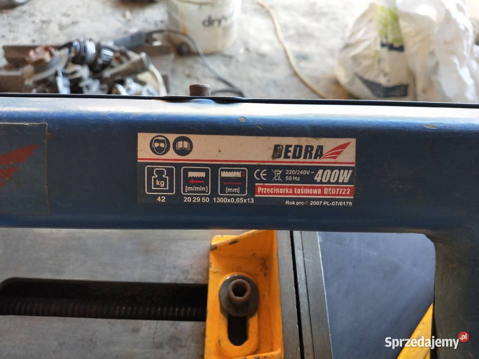 Przecinarka taśmowa Dedra Skały