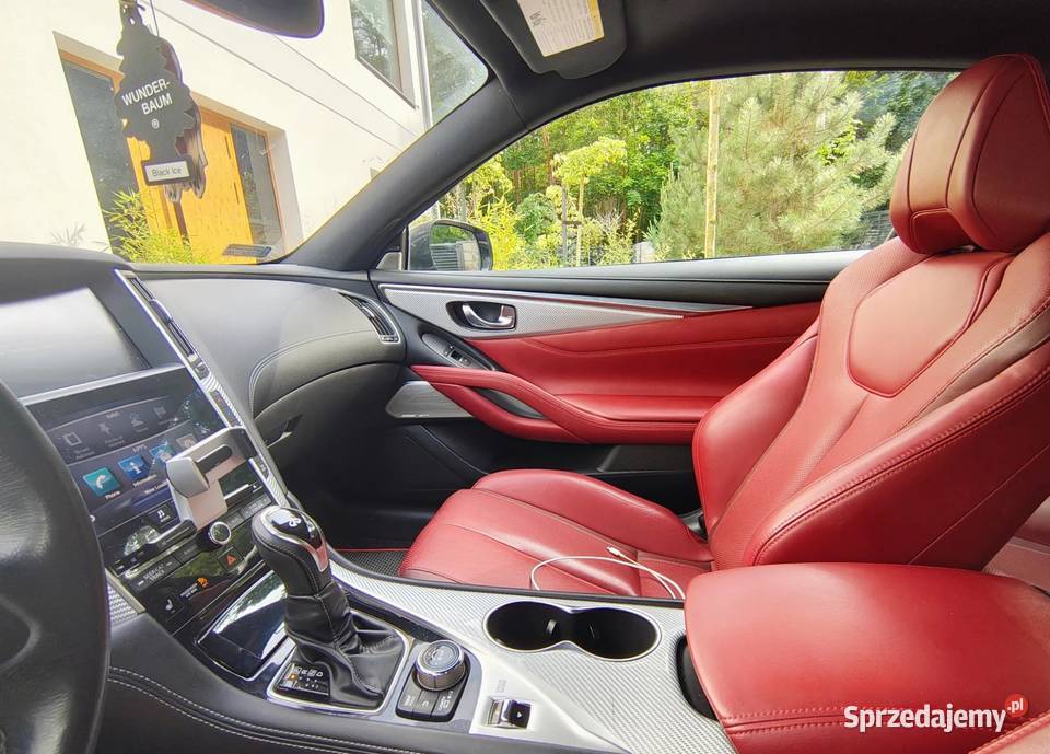 Infiniti q60s Red Sport RWD Podkowa Leśna