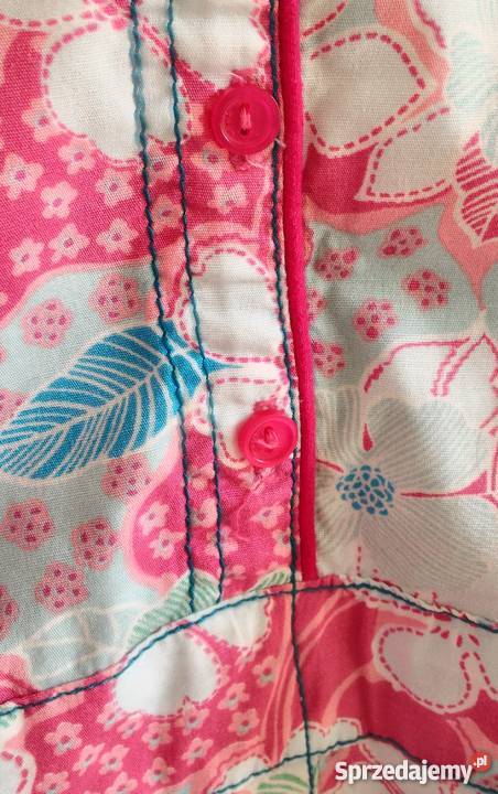 Piękna letnia tunika M 38 L 40 kwiaty wzór Szczecin