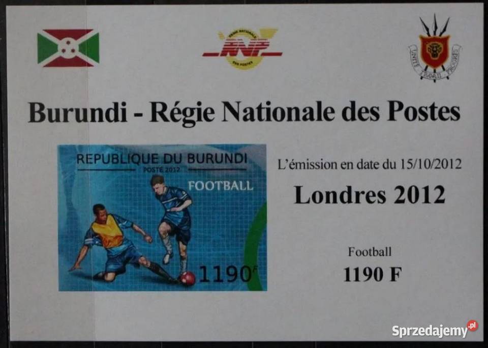 Burundi Londyn 2012 r Oborniki