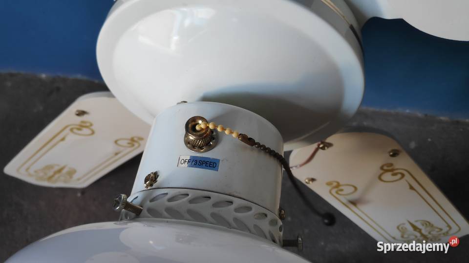 Żyrandol Lampa Wiatrak sufitowy Wentylator