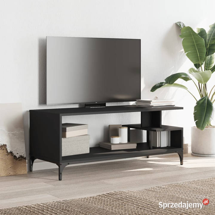Szafka RTV czarna 102x40x41 materiał Warszawa sprzedam