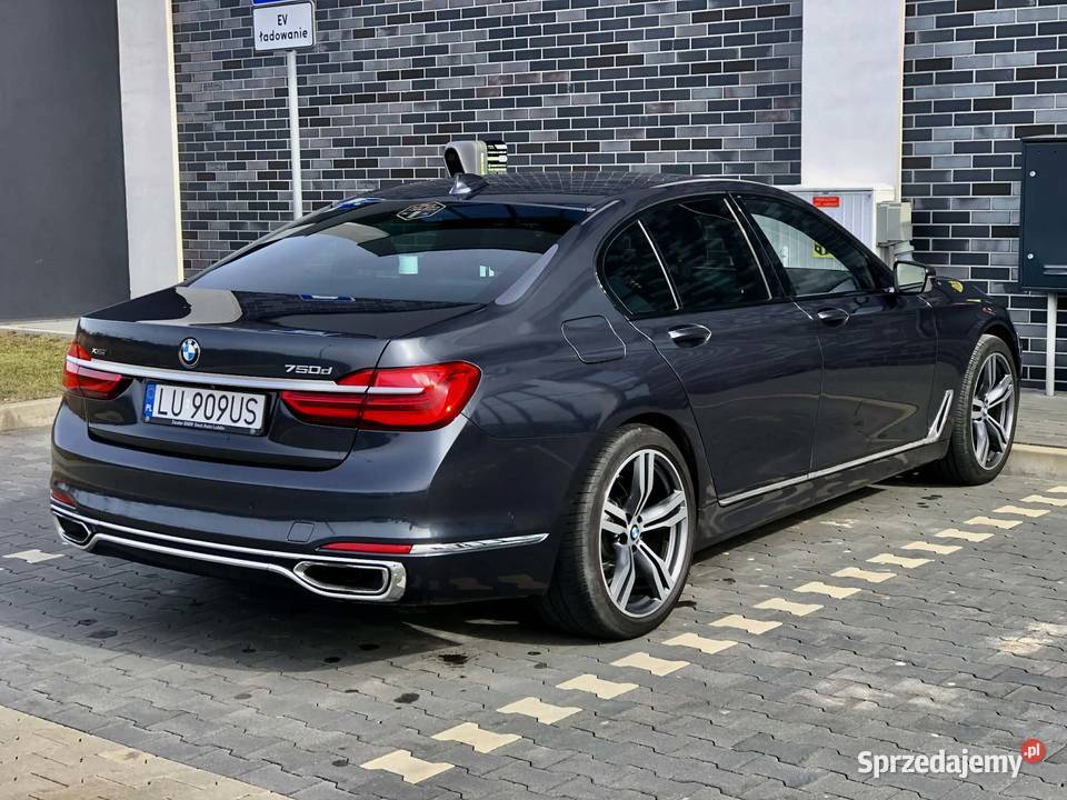 BMW 740d Xdrive 4x4 320 Salon Navi KEYLESS nieuszkodzony Seria 7 Motoryzacja lubelskie