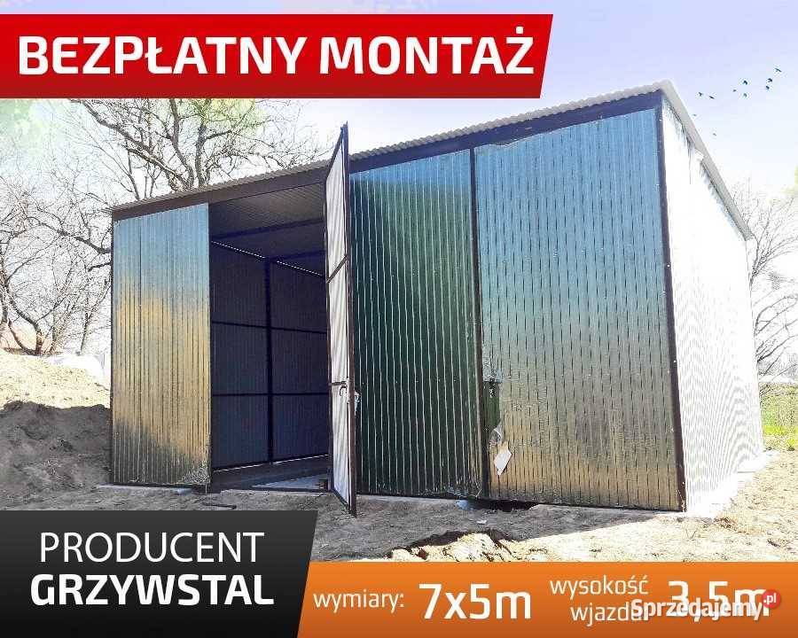 Garaż blaszany Wiata Hala Garaże Blaszane Jawor