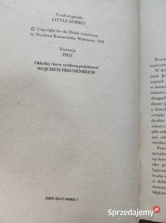 Mała Dorrit tom 2 Karol Dickens Kielce