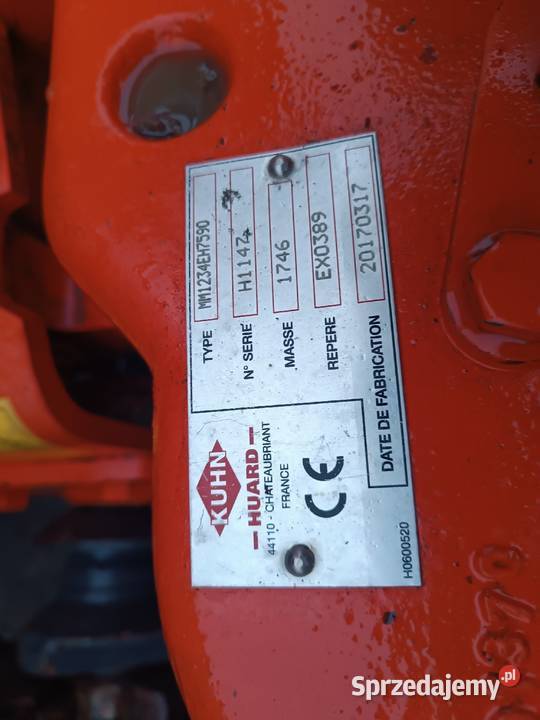 Pług Kuhn multimaster 123 2017 MAŁO UŻYWANY Pługi podlaskie Suwałki