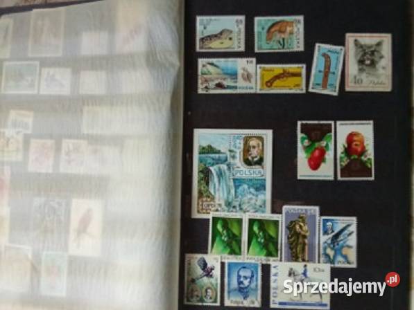 Kolekcja znaczków Znaczki pocztowe klaser PRL Filatelistyka Łódź