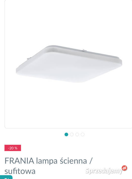 Lampy plafony LED firmy Eglo outlet Jaworzno