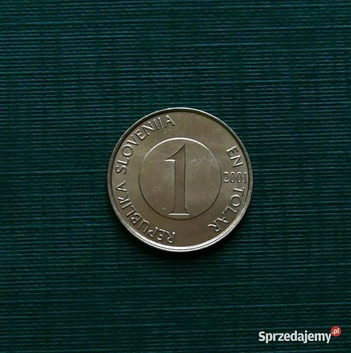 SŁOWENIA 1 tolar 2001r Numizmatyka Gliwice