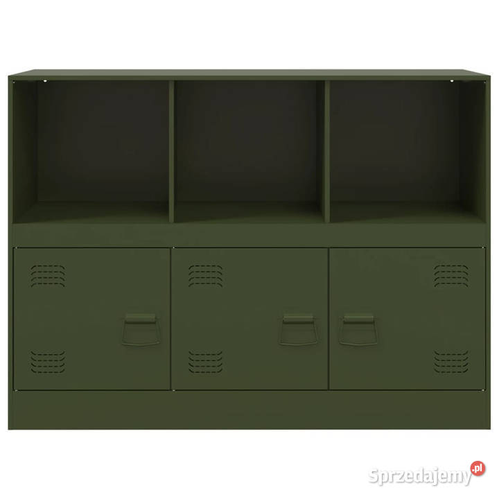 Szafka boczna oliwkowa 99x39x73 stal WM841791