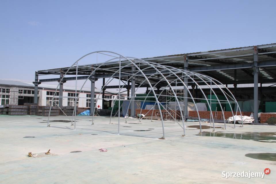 Hala namiotowa łukowa 915x12m PVC 750gm2 dolnośląskie Wrocław