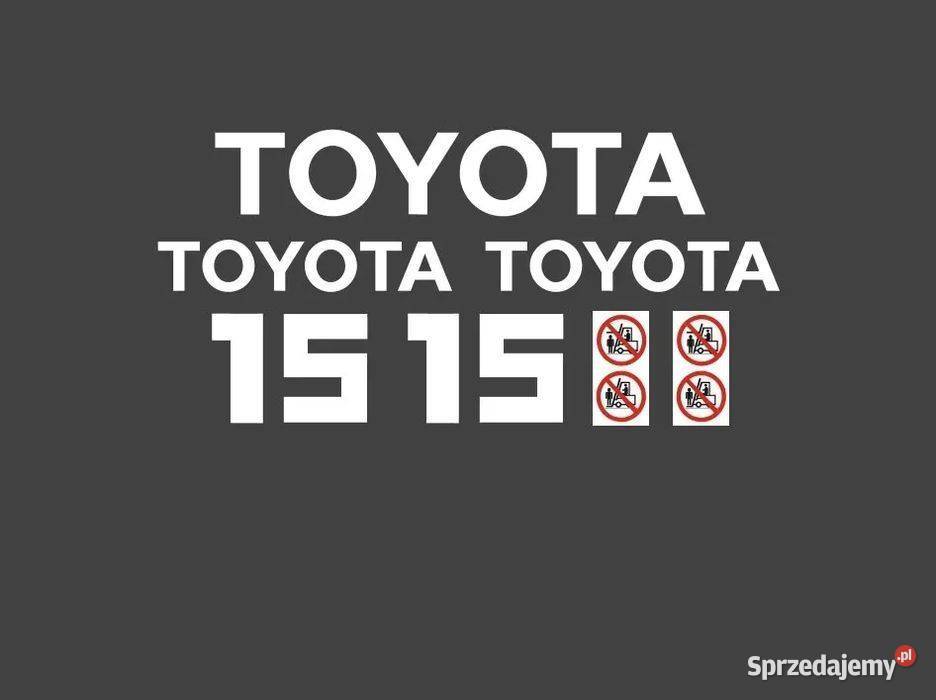 Naklejki oklejenie wózek widłowy TOYOTA 6 FG 15
