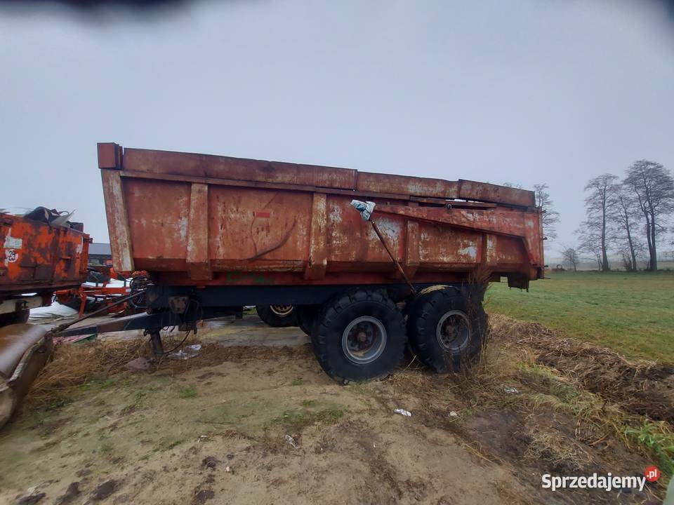 Przyczepa wywrotka tandem skorupa Zarejestrowana nieuszkodzony