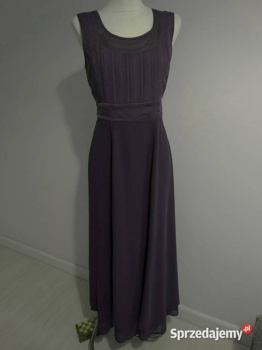 Sukienka Długa Jedwabna 100 Naturalny Jedwab Łomża