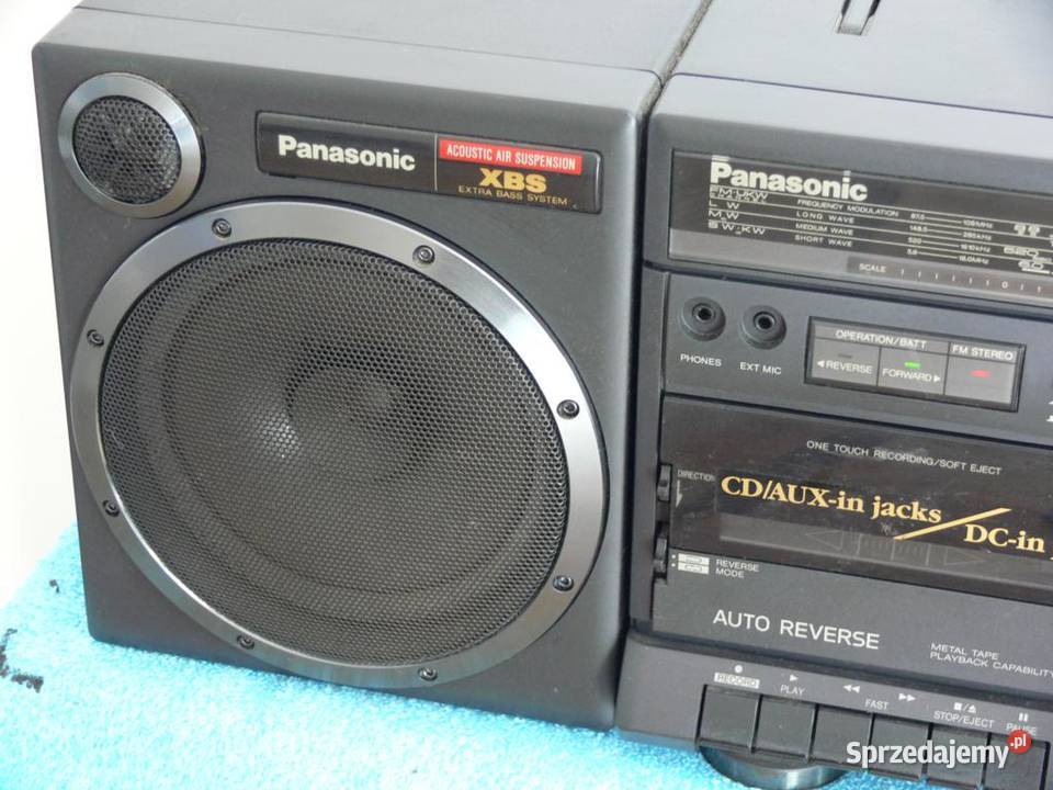 Radiomagnetofon Bombox Panasonic RXCS750 Vintage Jasło sprzedam