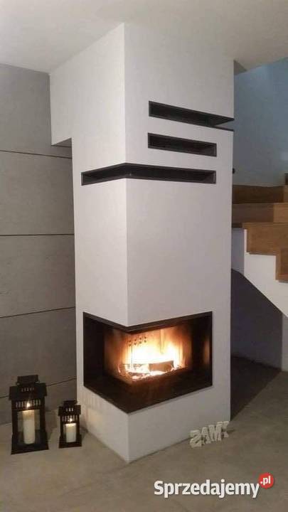 Montaż kominków narożnych nowoczesnych Poznań