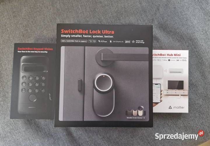 Zamek SwitchBot Lock Ultra Vision Combo 3w1 z Rzeszów