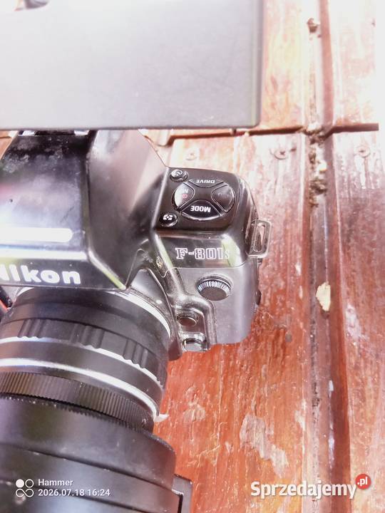 Piękny Aparat Nikon AF F801 S stan idealny Twardogóra