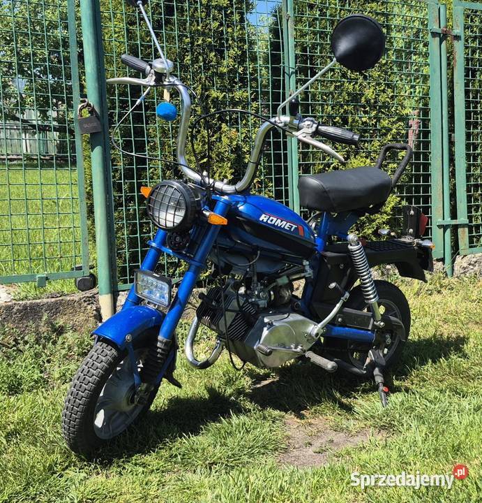 Motorynka Romet Pony Motorower PRL niebieski