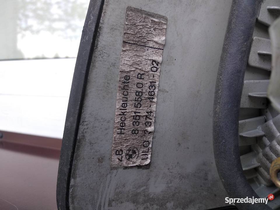 BMW E34 Touring kombi lampa tył tylna prawa Sieradz sprzedam