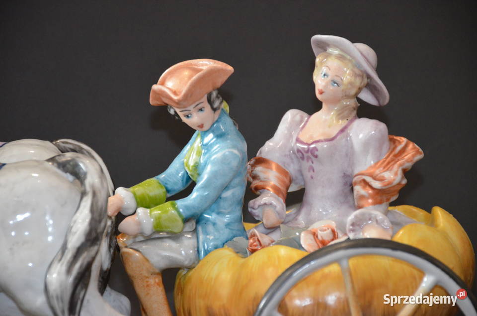 Porcelana Bajkowa kareta powóz z dyni Roceram do Środa Wielkopolska