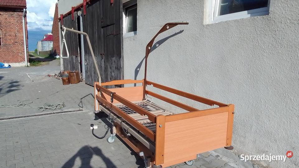 Łóżko rehabilitacyjne elektryczne Sprzęt rehabilitacyjny i ortopedyczny Kopienica