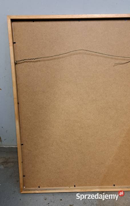 Plakat w ramie drewnianej mazowieckie Warszawa