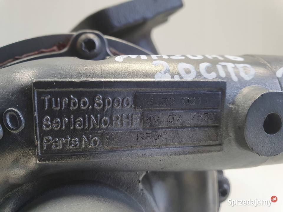 Mazda 6 20 Di CITD TURBOSPRĘŻARKA turbo VJ320211 osobowe Chełm