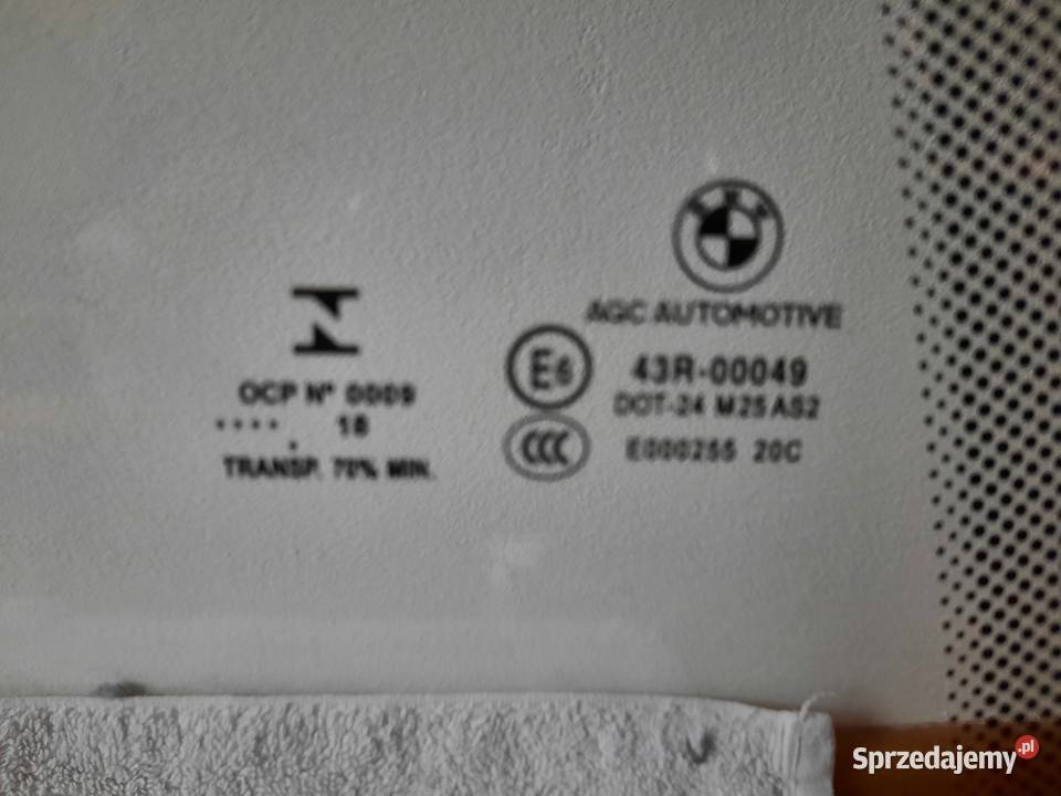 Szyba drzwi prawy tył BMW f36 Lublin