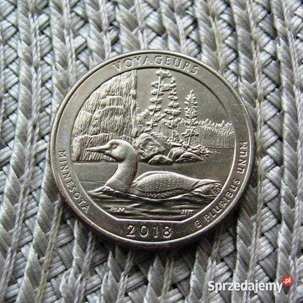 USA 14 Dolara 2018r P Voyageurs Numizmatyka wielkopolskie Kalisz