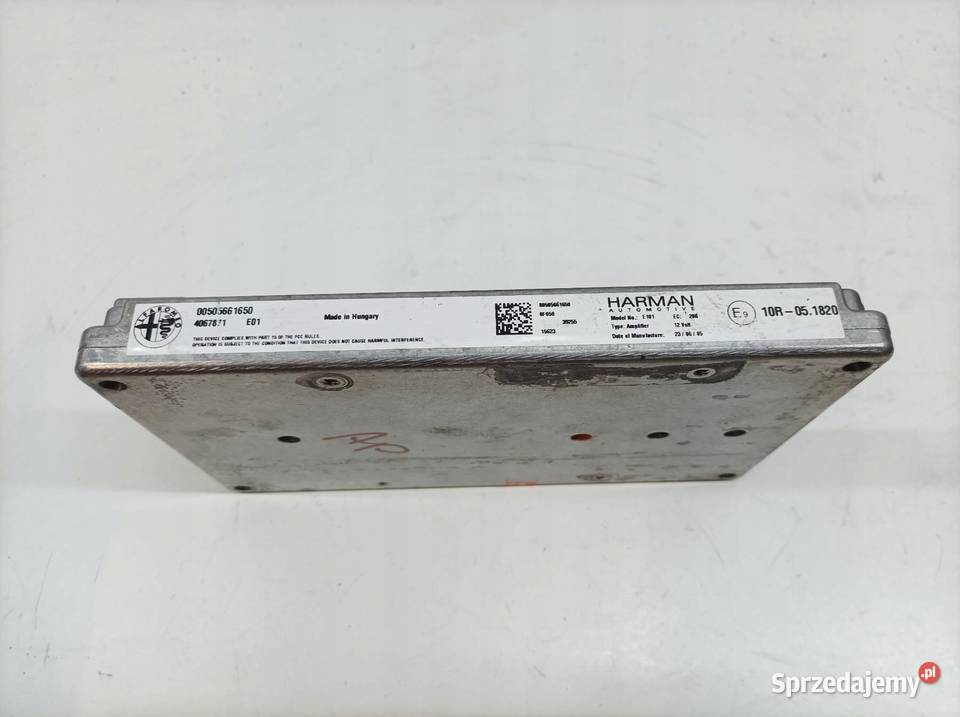 WZMACNIACZ RADIA 00505661650 Alfa Romeo Tonale I Wyposażenie elektryczne