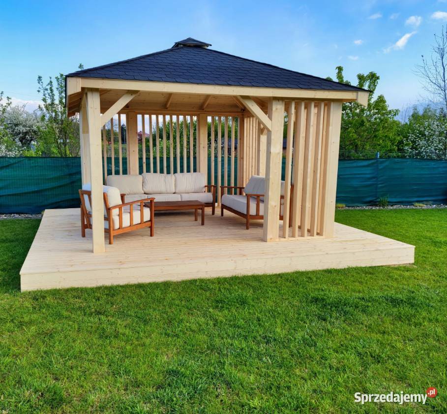 Altana Drewnolandia drewno 350 x 350 x 330 Kamienica Polska