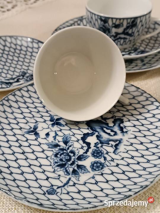 Porcelana z siatką kobaltową