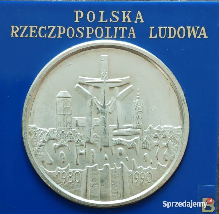 100 000 Solidarność 1990 r TYP B mennicze Konin