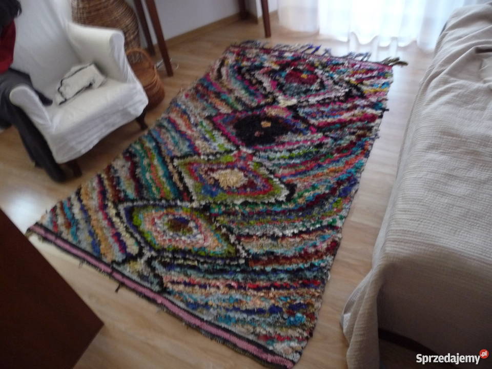 dywan dywan ze skrawków materiałów z Maroka Rzeszów