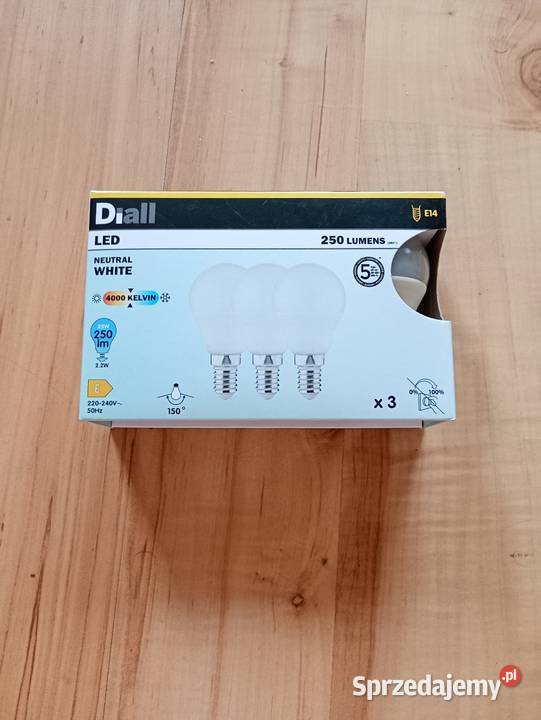 LED żarówka świetlówka Diall 3x22W E14 4000K