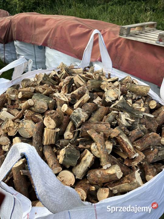 Drewno zrębki sosnowe suche idealne do palenia Zwoleń