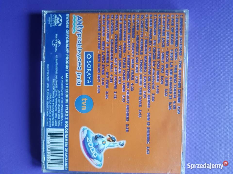 popcorn hits vol8 various cd 2000 mill hitów świętokrzyskie Kielce